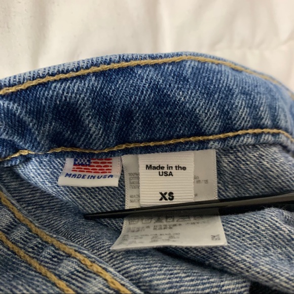 American Apparel Denim Button-up Skirt - Picture 4 of 4